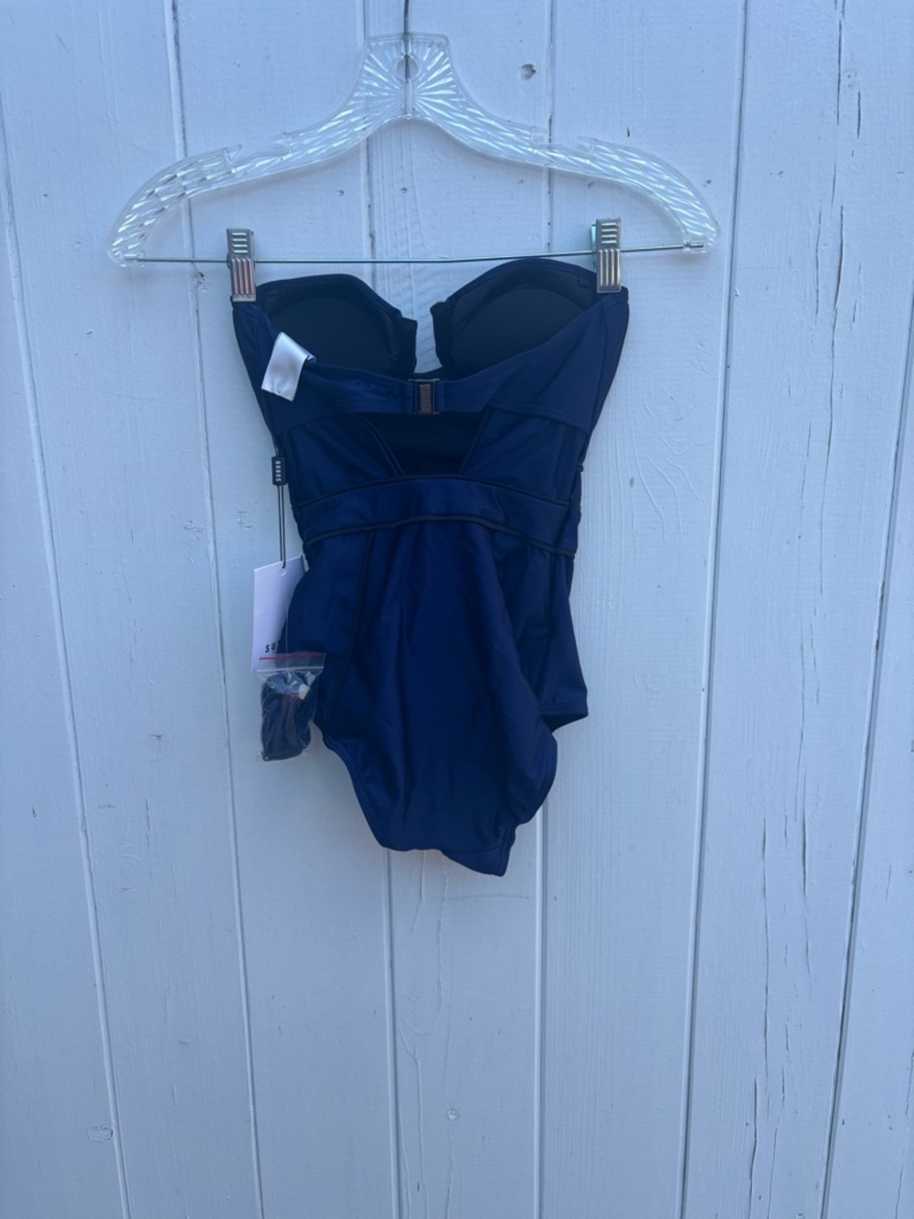 Suboo Navy and Black Paneled One Piece Swimsuit NWT size 0 - Picture 5 of 8